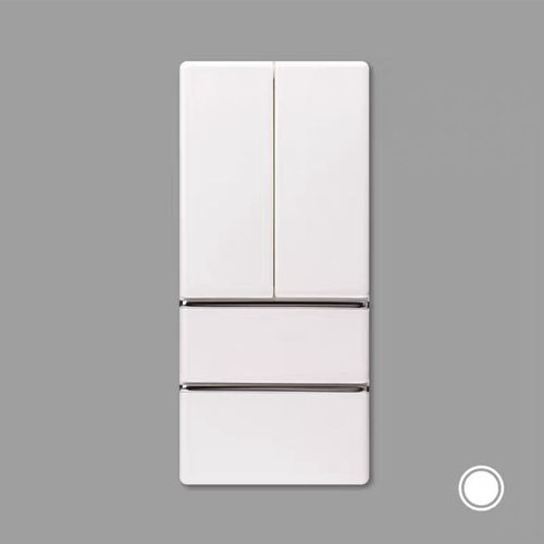 微缩食玩冰箱模型1:6迷你厨房娃屋用冰箱可亮灯 玩具