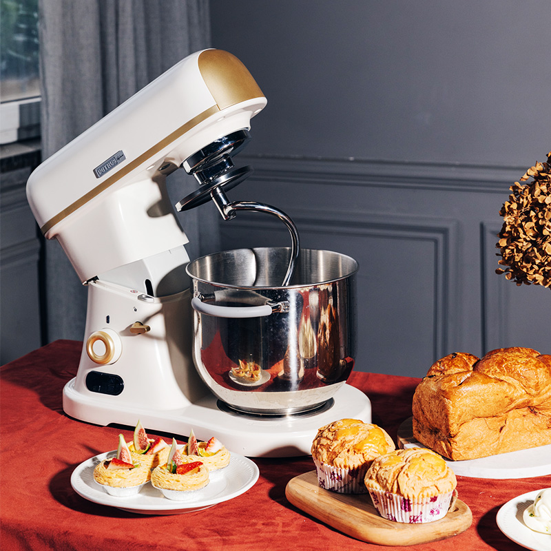 柏翠Q7专业厨师机家用大容量和面机商用揉面机鲜奶机多功能和面机