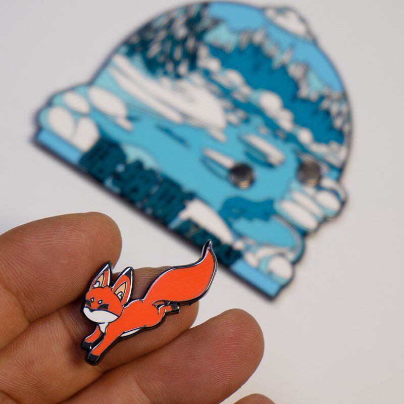 新疆文创疆狐传说冰箱贴喀纳斯禾木赛里木湖乌鲁木齐新疆纪念品