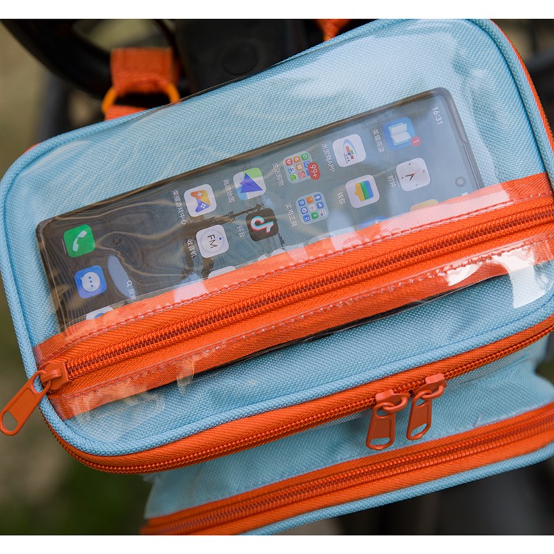 电动车挂包前置物兜防水电车挂物包通用电瓶车手机充电器收纳挂袋