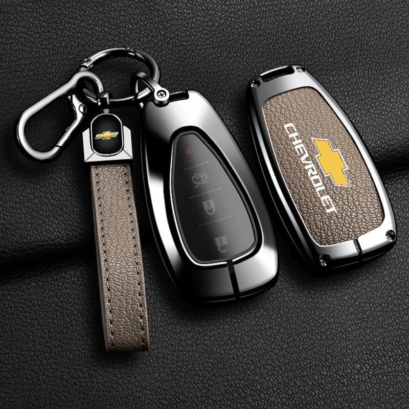 适用雪佛兰钥匙包科鲁兹钥匙套创酷探界者迈锐宝xl钥匙金属壳挂扣