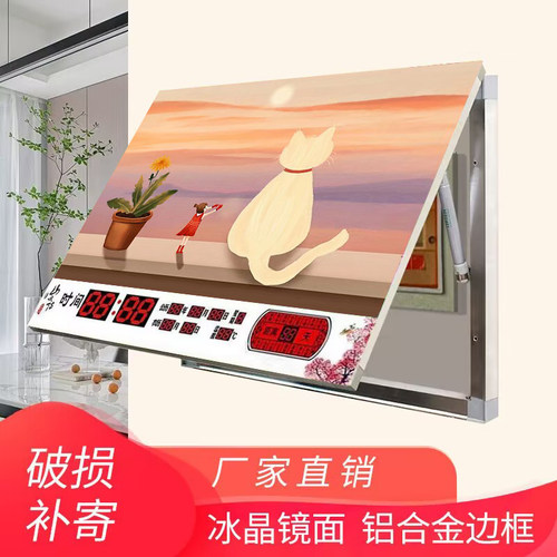 电表箱万年历装饰画遮挡电闸箱总开关轻奢新款表箱画客厅餐厅画