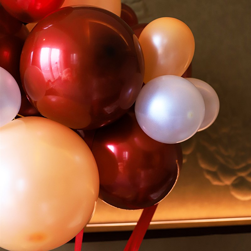 结婚婚房装饰布置套装小熊飘空气球男女方卧室新房现场订婚庆用品