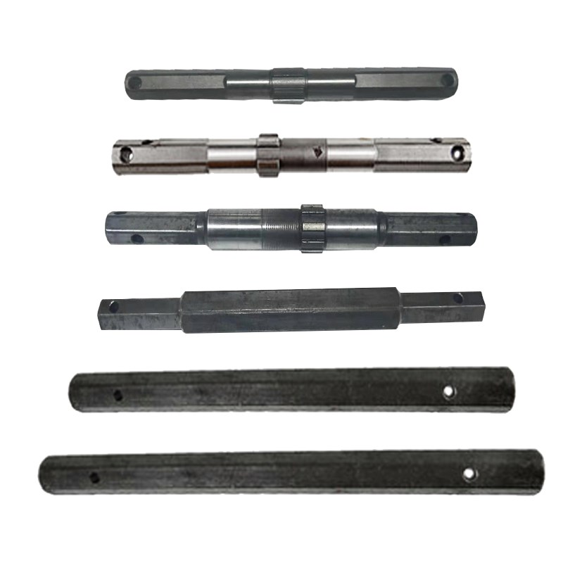 微耕机配件行走六方轴汽柴油机输出轴170F178F186FG3 400/500/600