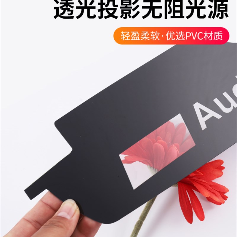 汽车位刹车灯投影板装饰适用奥迪A3 A4L A5 A6L尾灯贴纸定制改装