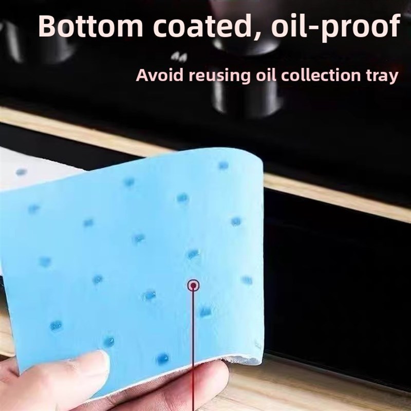 油烟机加厚吸油棉油槽垫油盒油污厨房防水防油贴纸抽烟机吸油纸膜