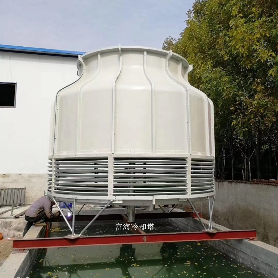 供应DBNL100吨/150吨/200吨圆形逆流式冷却塔 玻璃钢横流式冷却塔