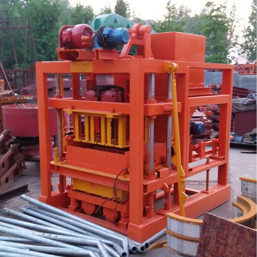 QTJ4-26 concrete hollow block making machine 空心砖机