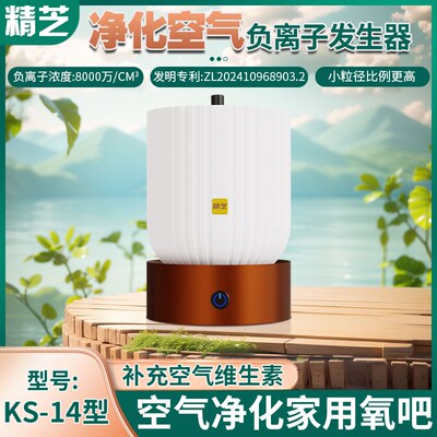 精芝负离子发生器家用小粒径多功能杀菌消毒空气净化器负氧离子机