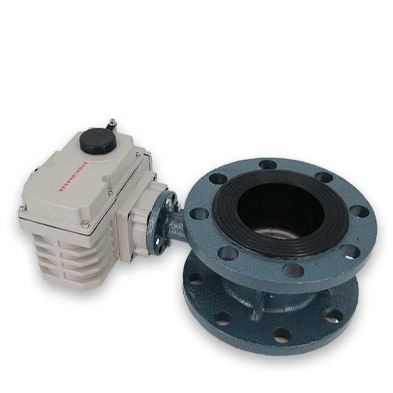 电动法兰蝶阀 D941X-16 电动软密封蝶阀 不锈T钢板开关型调节阀