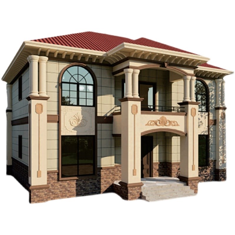 轻钢新农村e大别墅定做重钢自建房子定制民宿办公楼集成房子工厂