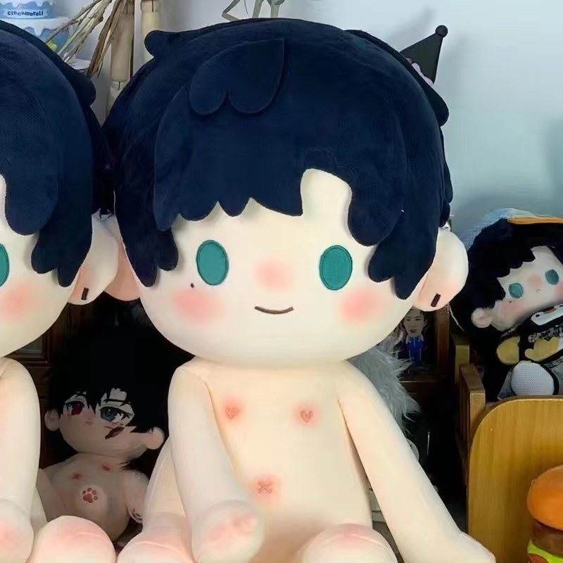 光与夜之恋齐司礼一番赏防娃kiyoB礼40cm坐姿裸娃棉花娃娃同人玩