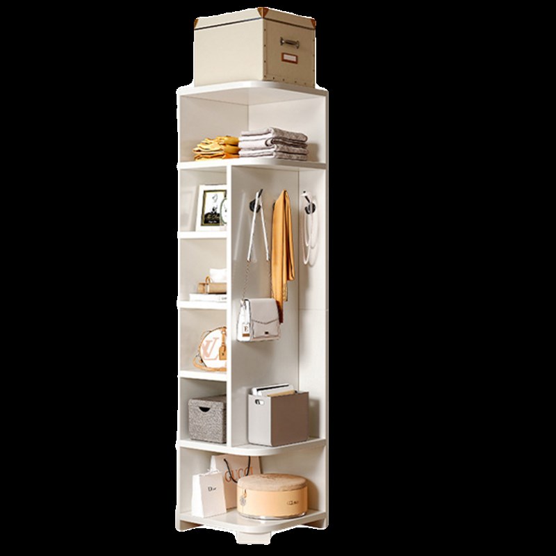 家用客厅电视柜旁立l柜多功能餐边储物柜墙角角落小窄三角柜MS067