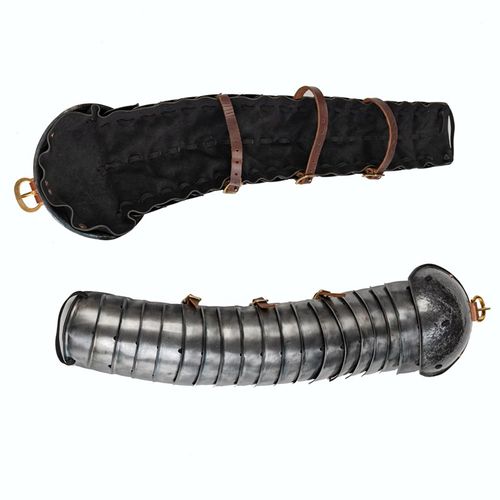 [百守卫]冷轧钢板 明风 半臂 短 环臂甲 明X边军 龙虾臂