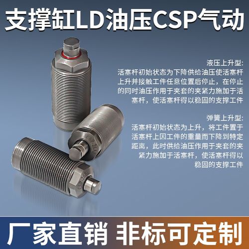 HSP浮动c支撑液压油缸CSP26-BLK30 36 45AL工装夹具辅助油缸嘉刚