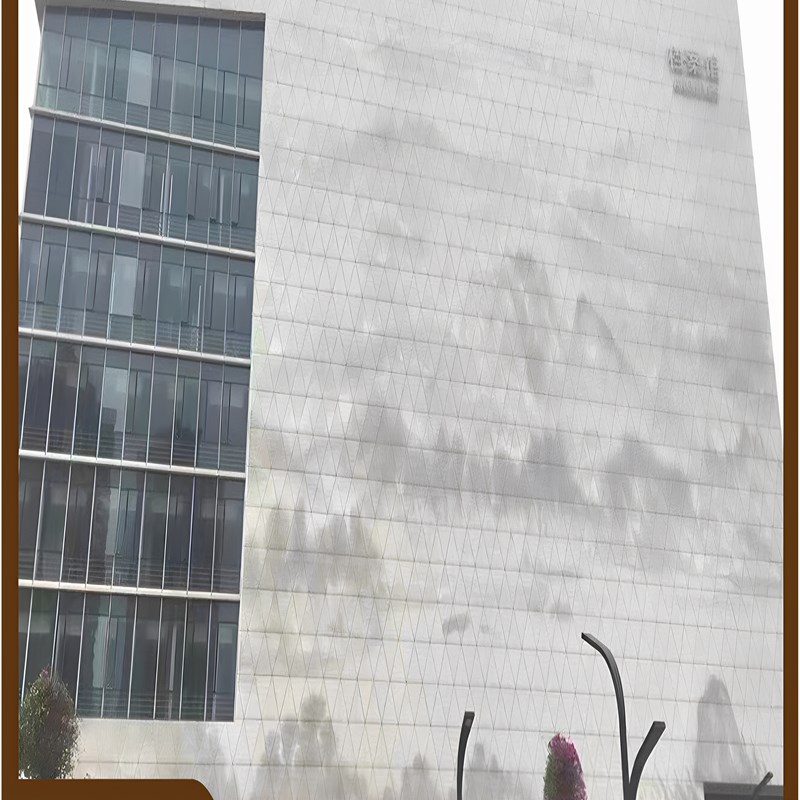 艺术冲孔铝单板背景墙镂z空百叶雕花幕墙装饰造型定制