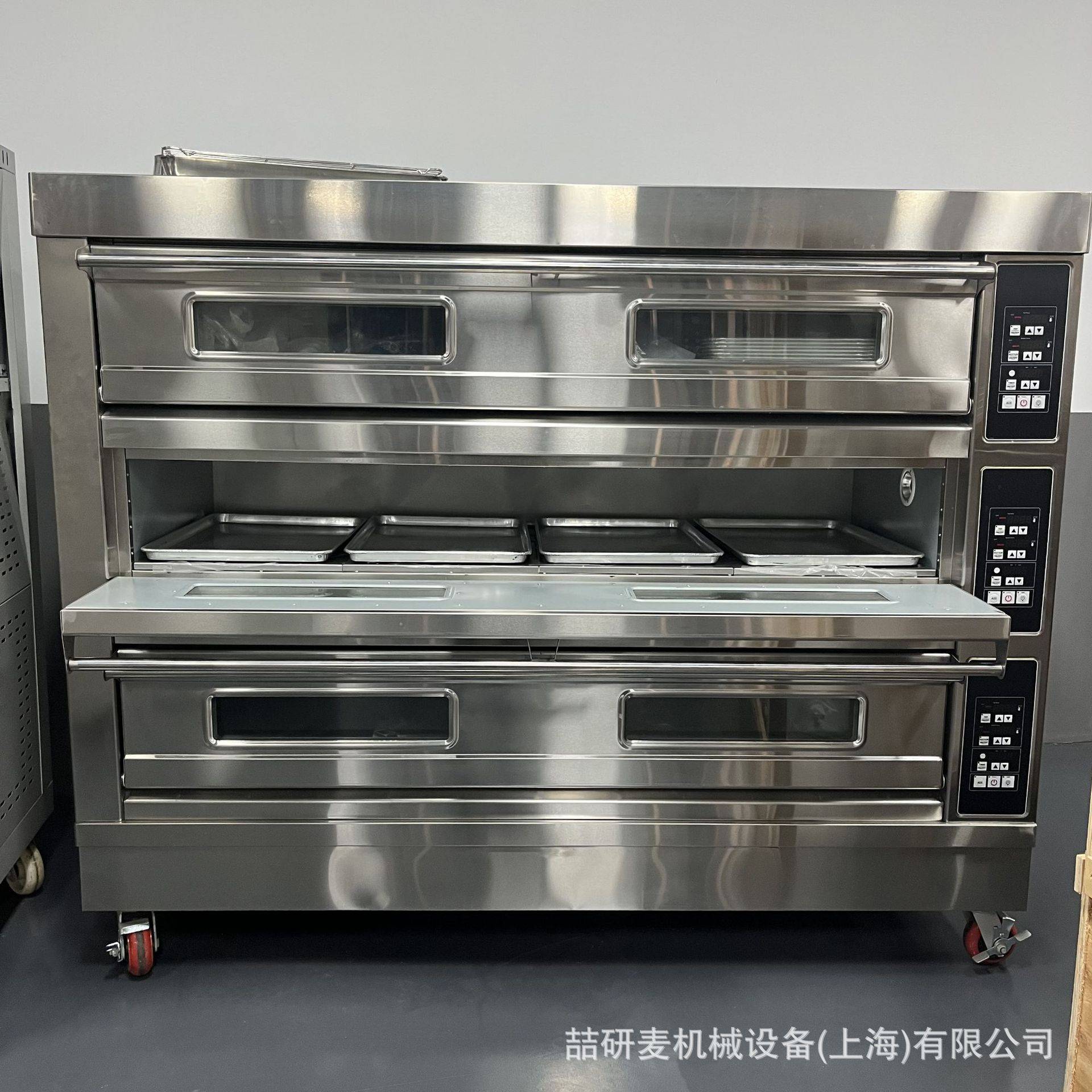 喆研麦电脑版层炉三门六托盘九托盘十二托盘烤箱电脑控温计时烤炉
