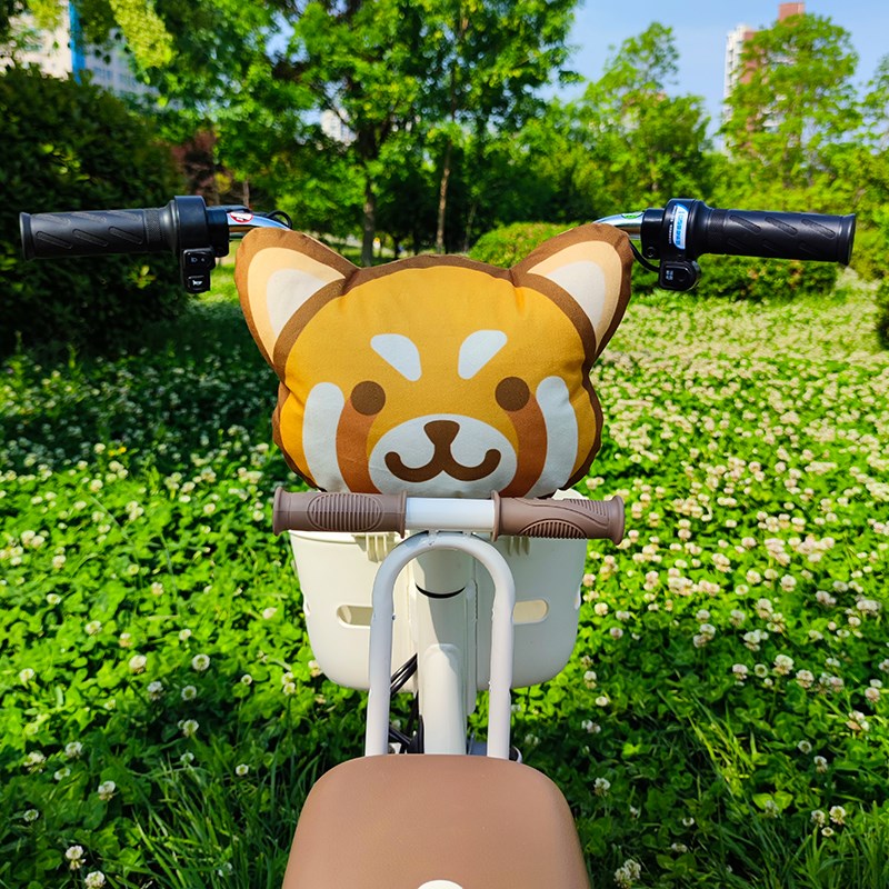 电动车儿童座椅防撞垫玩偶电瓶车保护垫宝宝防碰头婴儿护头枕娃娃