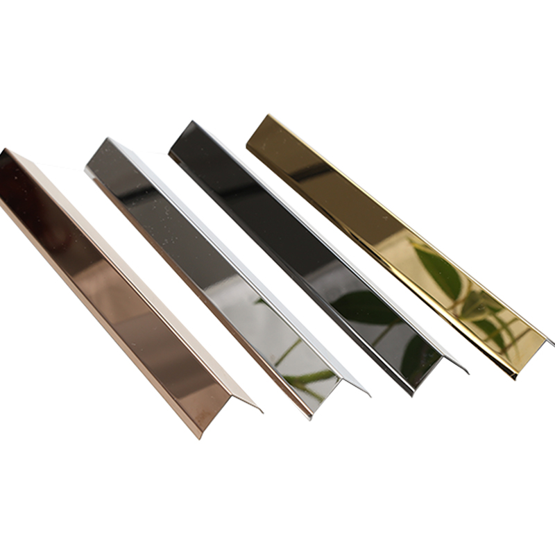 不锈钢护角收边条L型金属装饰条 包边阳角钛金条压边条瓷砖收口条
