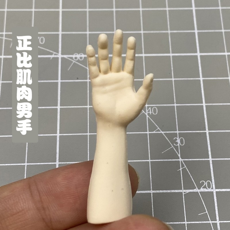 造娃堡啦啦独家同款m超轻粘土脸模手模正比男女硅胶模具软陶翻模