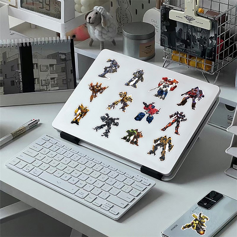 50张变形金刚酷炫动漫卡通立体画面贴纸男孩礼物装饰笔记本头盔文