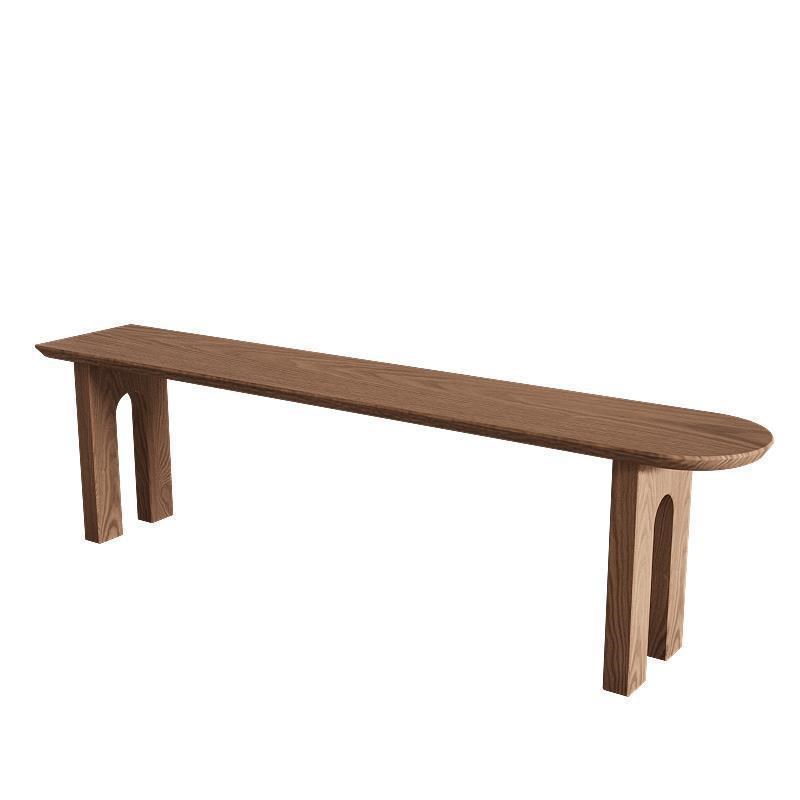 简约客饭桌书桌h办公桌北欧实木岛台餐桌家用小户型靠墙半圆形厅