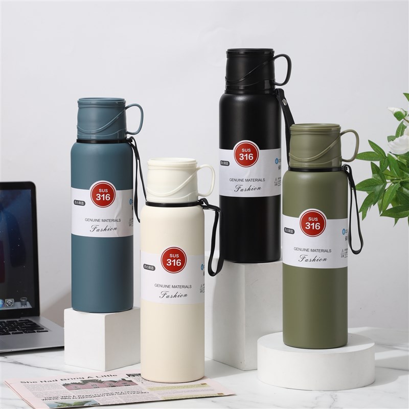 新款智能31g6不锈钢保温杯男士用大容量运动水壶茶水分离杯子常规