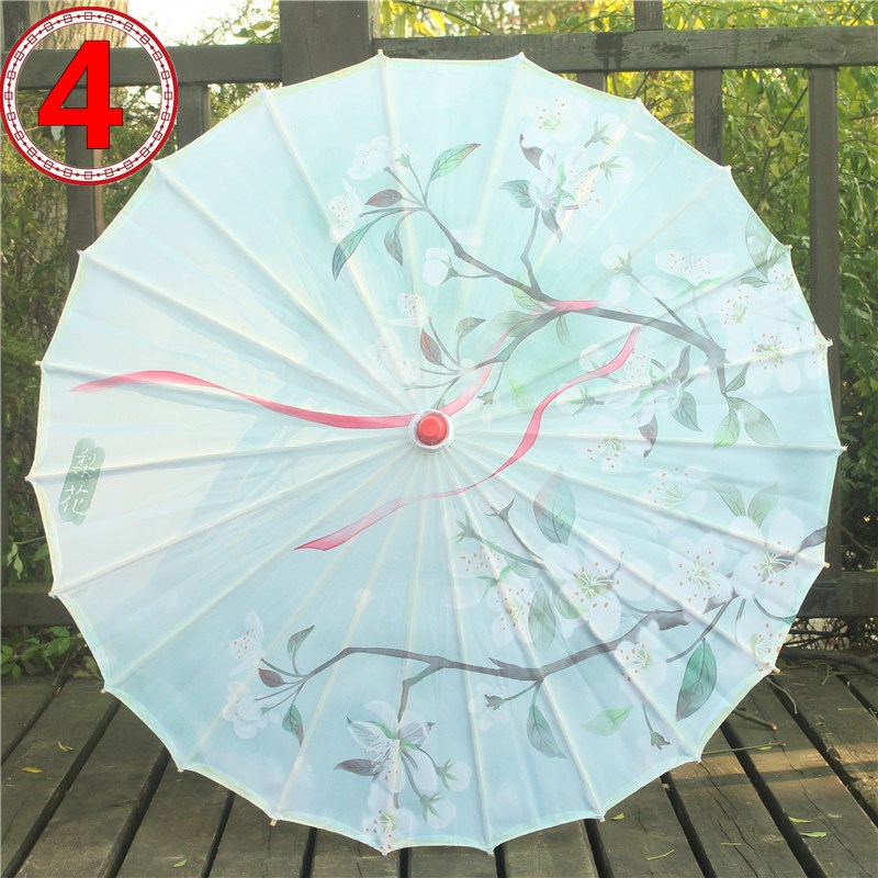 舞蹈演出道具走秀工艺伞民族风回B娘家广场舞吊顶装饰伞油纸印花