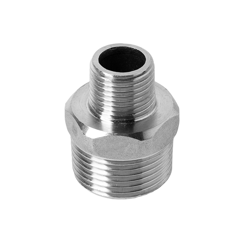 316L不锈钢对丝直接水管异径x外丝变径外螺纹丝扣接头1寸6分转4分