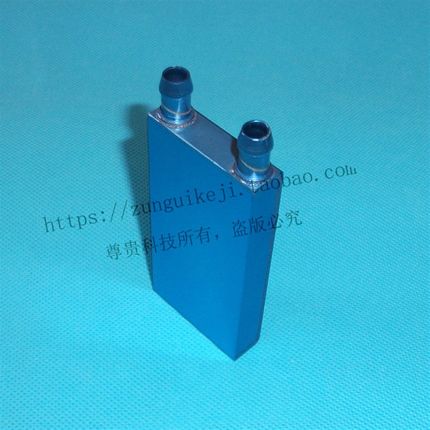 4080水冷头4040制冷片两片使C用铝水冷头铝材质热量交换器水冷散