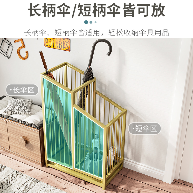 雨伞架收纳d架大容量家用酒店大堂商用雨伞收纳桶门口放伞置物架