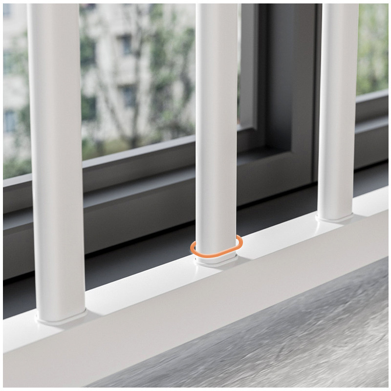 儿童安全防护栏阳台窗户飘窗隐形防盗窗网栏杆P家用自装免打孔室