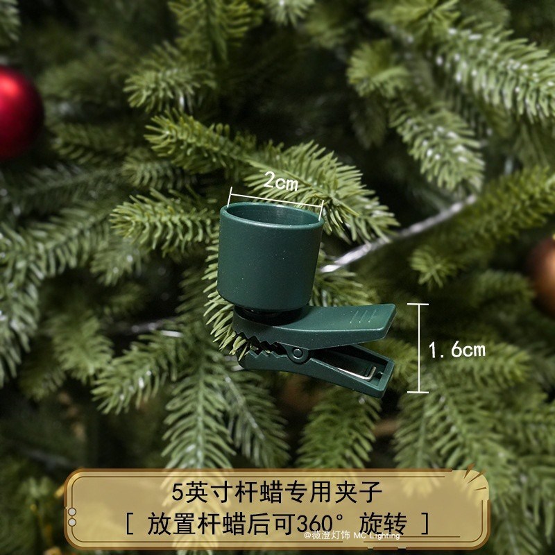 耶诞节遥控电子蜡烛气氛灯耶诞树浪漫场L布装饰置创意摆件小夜灯