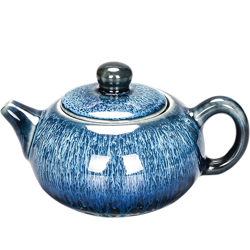 茶壶泡茶小号单壶陶瓷过滤水壶侧把复古家用冲茶器功Y夫茶具办公