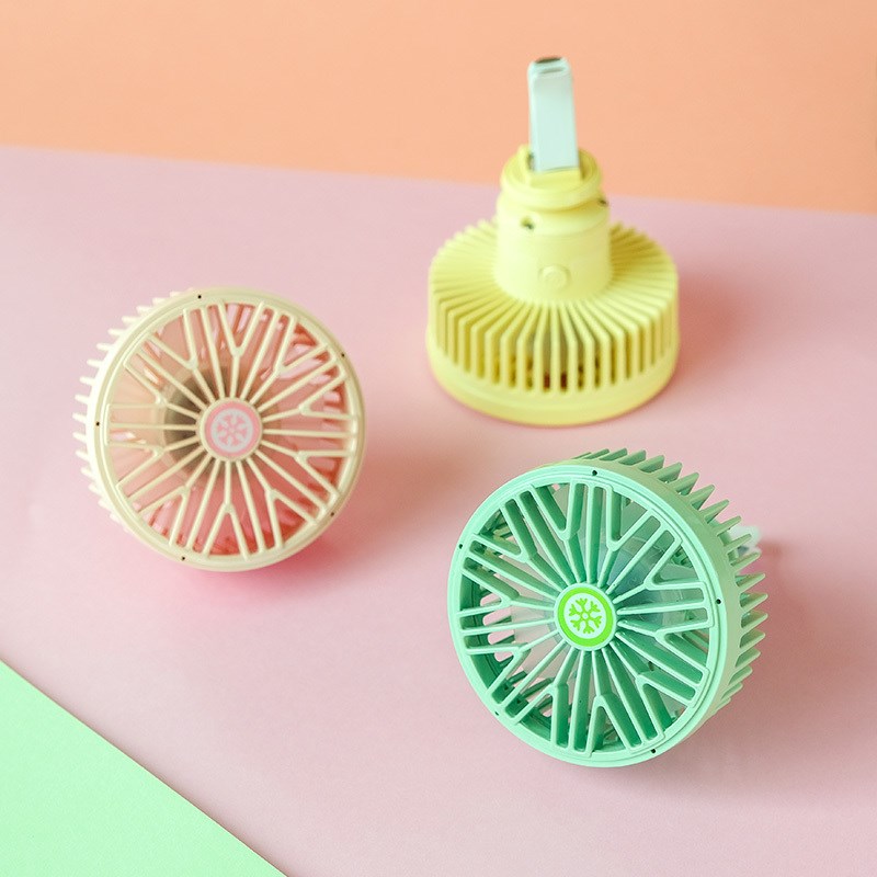 车载风扇12V24伏面包车USwB制冷强力汽车用出风口迷你电风扇大风