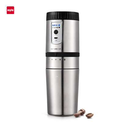 myle便携式咖啡机一人用电动A研磨机手冲咖啡杯磨豆机一体家用小