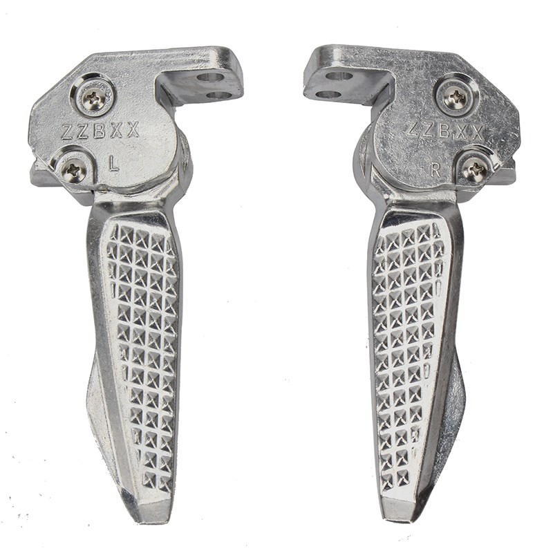 踏板机车豪AFR125爵USR1w25萌哥UCR125铝合金搁脚踏脚蹬支架脚踩