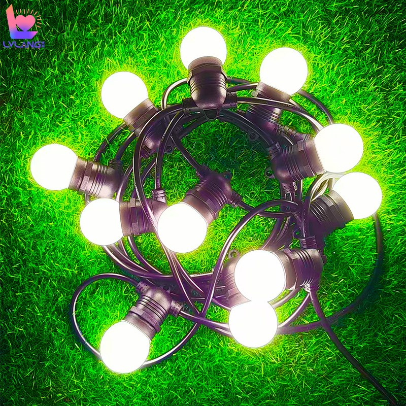 户外灯串灯泡高亮防水节日布置阳台民宿装饰灯庭院露营Z节庆氛围