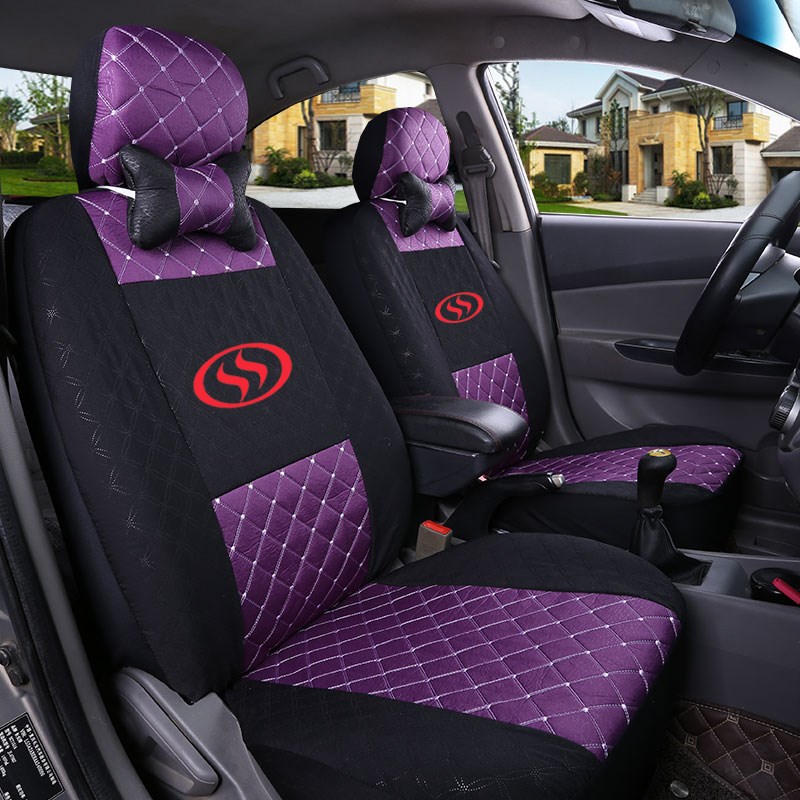 易咖X5S X6 M30 E8 E9电动汽F车四季通用全包专用座椅布艺坐垫座