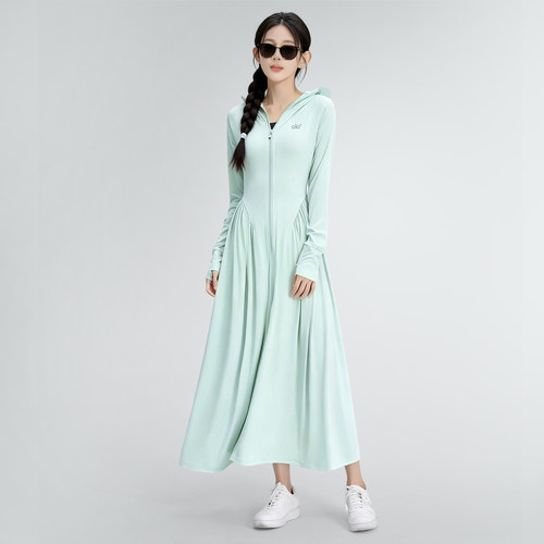 Alo T UPF官方旗舰店防晒衣全身防晒裙女款夏套装外套冰丝小个子