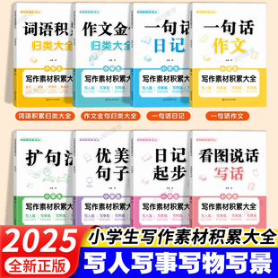 小学生作文金句一句话日记作文扩句法优美句子日记起步看图写话写作素材积累大全