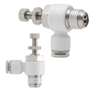 1D2 01气缸调速阀可调02 气动气管快速接头节流阀SL4