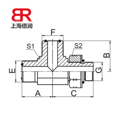 sae520428 fs6804 r5olo 4716ORFS外螺o型圈平S面密封AFFO主支三