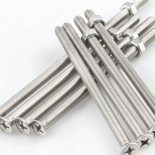 平母加长带4十字长螺丝钉大30螺母螺丝头沉不Q锈钢头长带杆螺丝杆