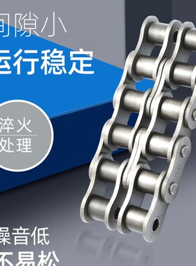 304不锈钢传动链条短节距滚子传动链3分06BC4I分08AB5分10AB6分1