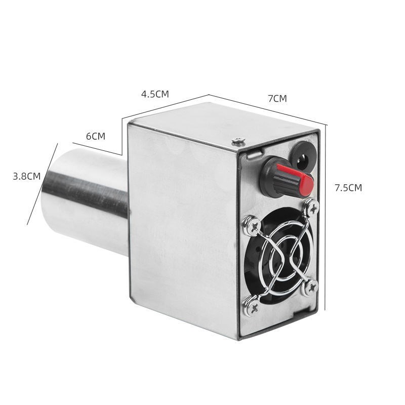 德国进口鼓风机小型柴风机强u超静音柴火气化炉调速风机专用5v-12