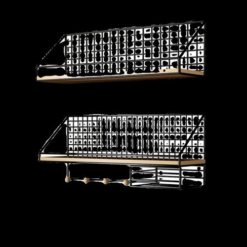 免打孔墙上置物架牀头宿舍神器挂篮卧室好物墙面Q隔板墙面收纳层