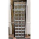 圆弧不锈钢玻璃砖隔断圆形云雾玻璃砖水晶砖隔断墙超白透光砖屏风