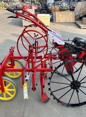 豆红薯种植LQZ起垄机 油烤烟自走式盖膜机地 瓜土汽施肥覆膜机