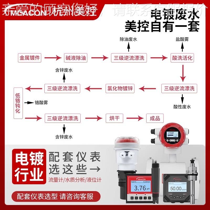 电磁流量计一式腐8电镀废水高防精度数显dn0液体泥体浆污水流REH